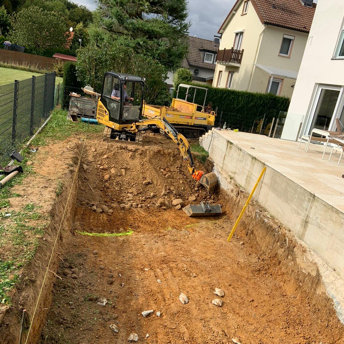 Bagger- & Erdarbeiten – Gartenbau Schneider Wachtberg
